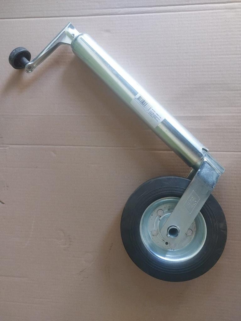 Steunwiel aanhangwagen/remorque, Ophalen