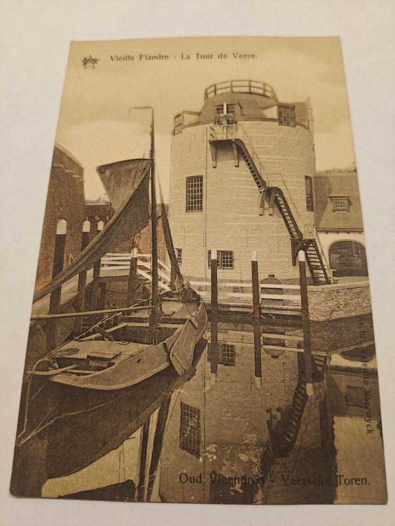 Postkaart expo 1913 Gand Gent La Tour de Veere, Verzamelen, Postkaarten | België, Ophalen of Verzenden, Voor 1920, Ongelopen, Oost-Vlaanderen