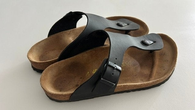 sandales Birkenstock Gizeh, Enlèvement ou Envoi, Comme neuf, Noir