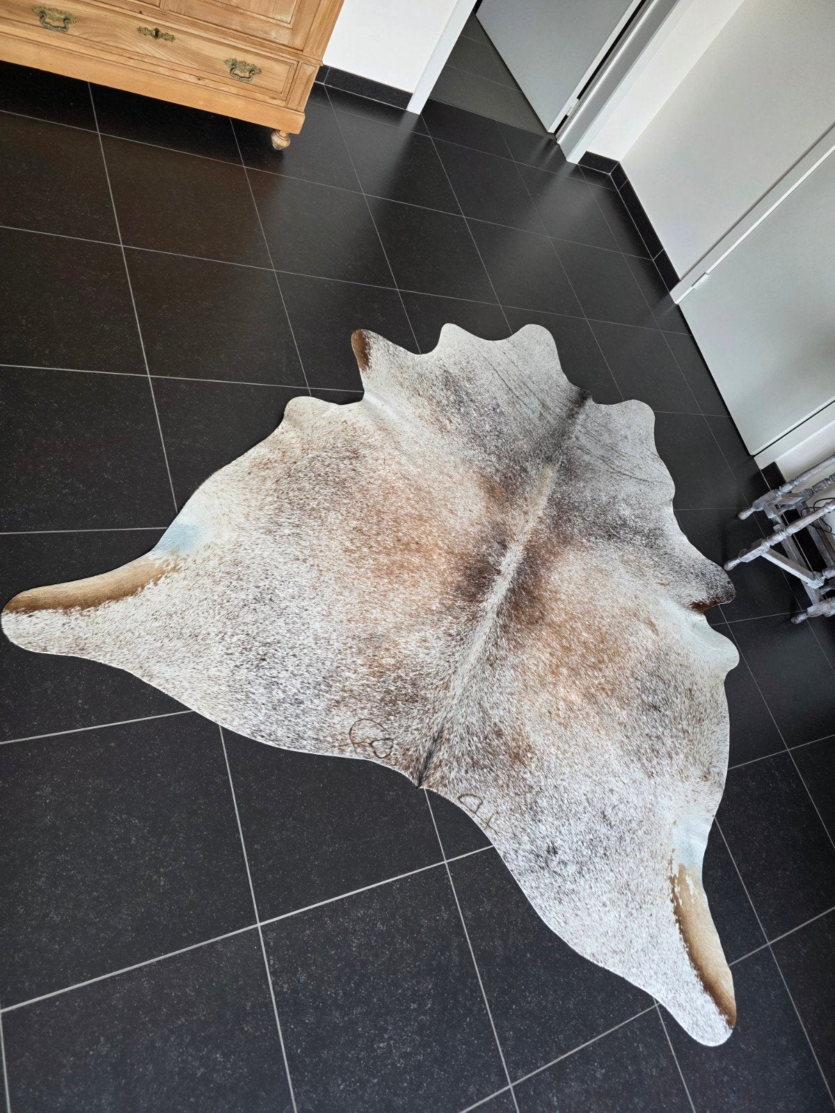 Prachtige koeienhuid, unieke kleuren, Huis en Inrichting, Ophalen, Gebruikt