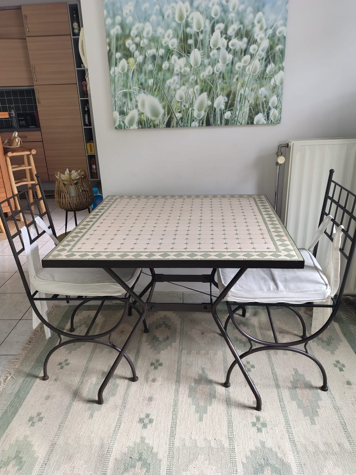 table en mosaïque extérieure et intérieure, Enlèvement, Utilisé