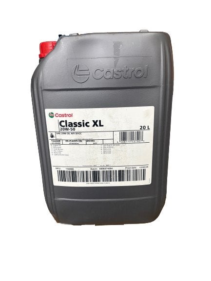 Castrol Classic XL 20W-50 20L Gratis verzending, Envoi