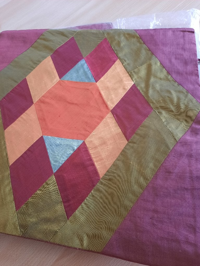 5 taies d'oreiller couleur rouille (ocre), Neuf, Coussin décoratif, Enlèvement ou Envoi, Carré