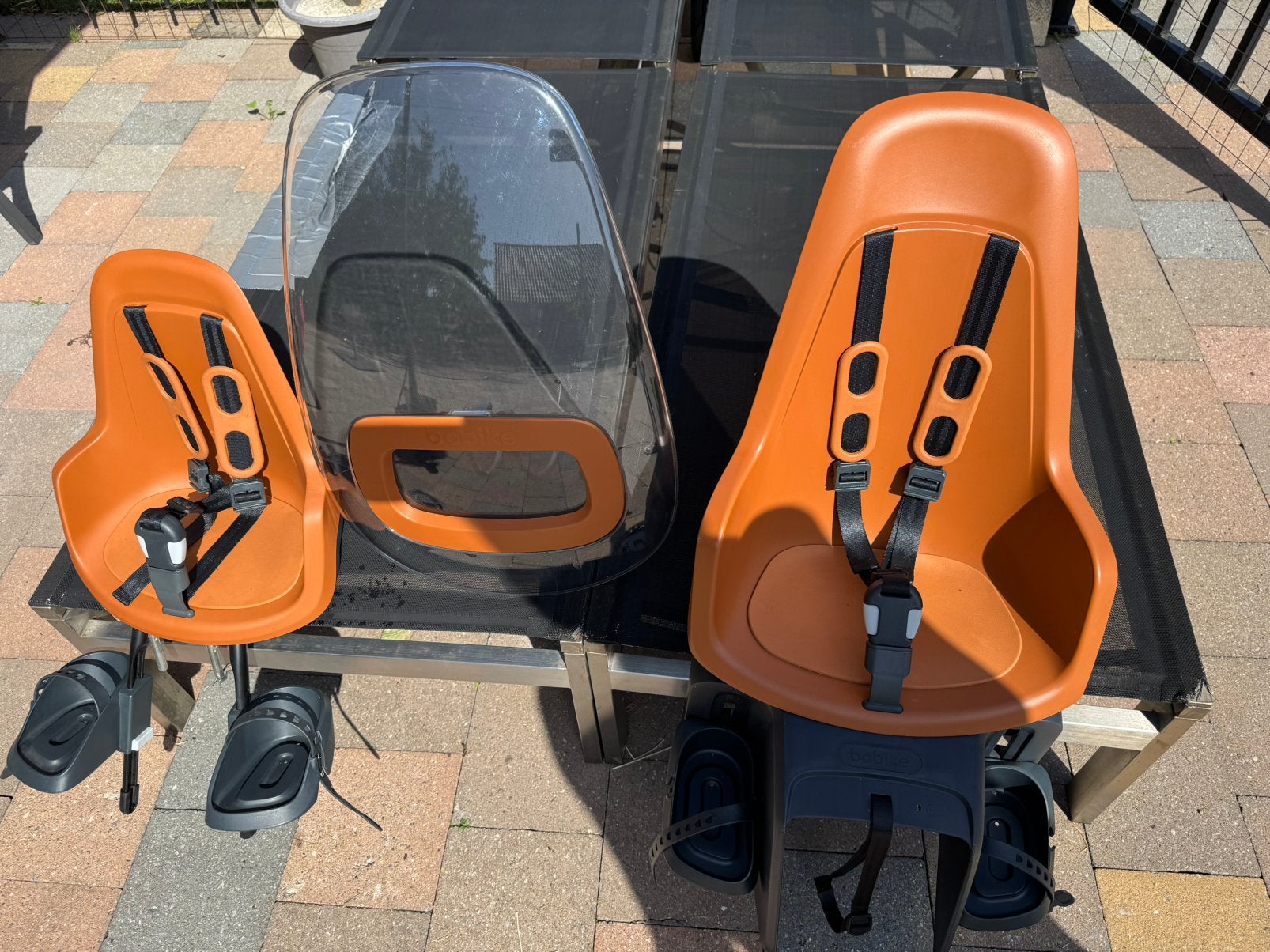 Bobike One complete set. Chocolate brown, Fietsen en Brommers, Ophalen, Zo goed als nieuw, Voetsteuntjes