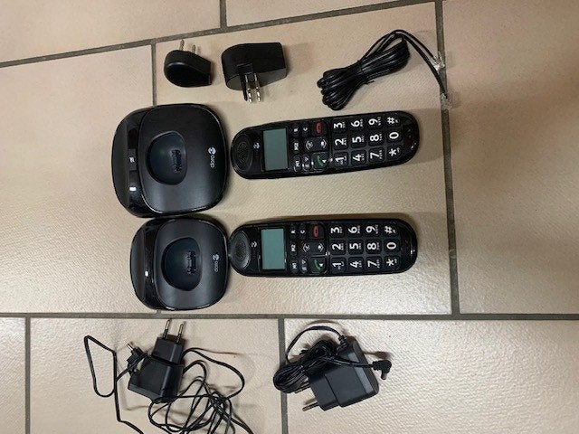 Téléphones sans fil grandes touches DORO PHONE EASY 100 wDUO, Enlèvement ou Envoi, Comme neuf, 2 combinés, À Faible Émission d'Ondes