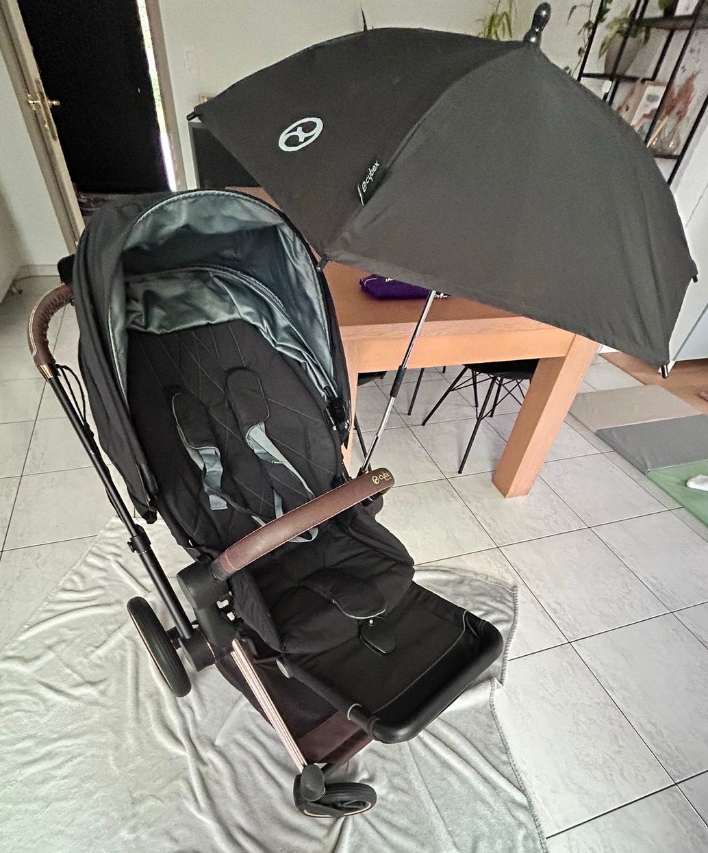Cybex Priam kinderwagen met toebehoren, Ophalen, Zo goed als nieuw, Maxi-Cosi, Regenhoes