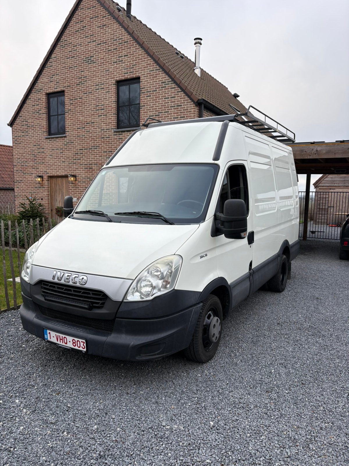 Iveco daily dubbel lucht, Auto's, Automaat, Euro 5, Zwart, 4 cilinders
