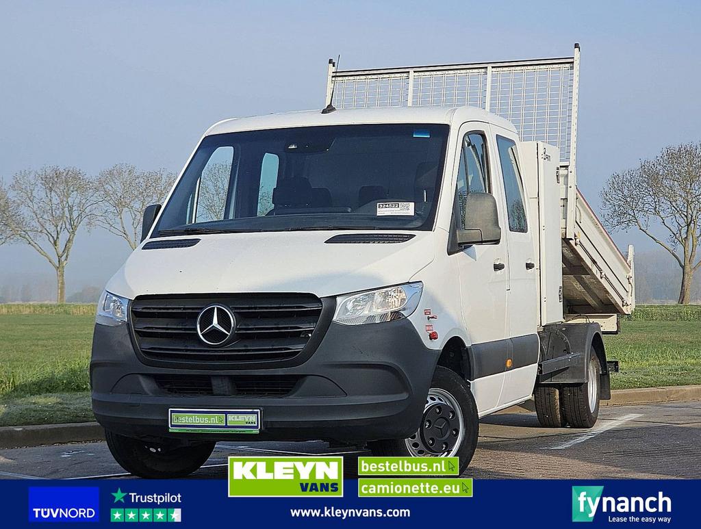 Mercedes-Benz SPRINTER 514 DUB.Cab Kipper Airco, Achat, Entreprise, Boîte manuelle, Mercedes-Benz