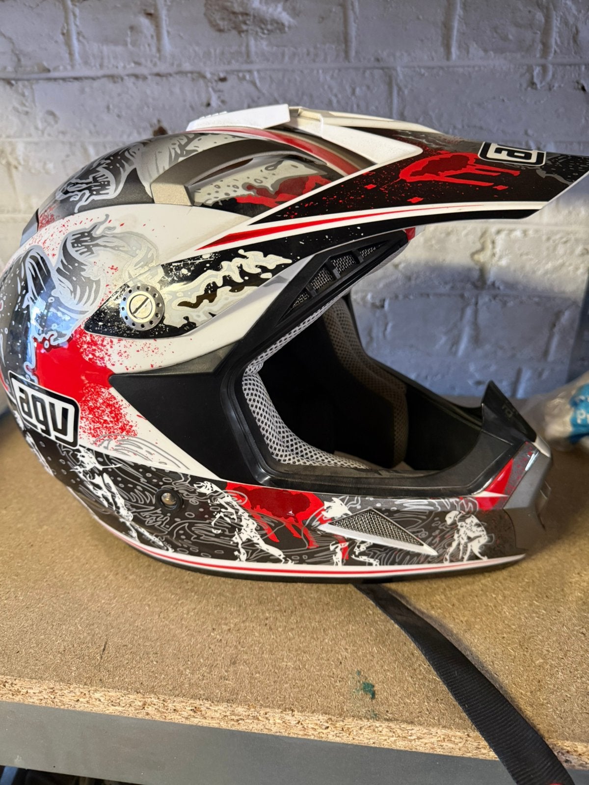 Casque moto cross AGV, Motoren, Ophalen, XL, Offroadhelm, AGV