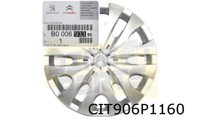 Citroën C1 (-5/14) Wieldop 14''  Origineel! B000693380, -, Verzenden, -, Nieuw