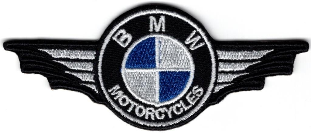 BMW Motorcycles wings stoffen opstrijk patch embleem #9, Motoren, Verzenden