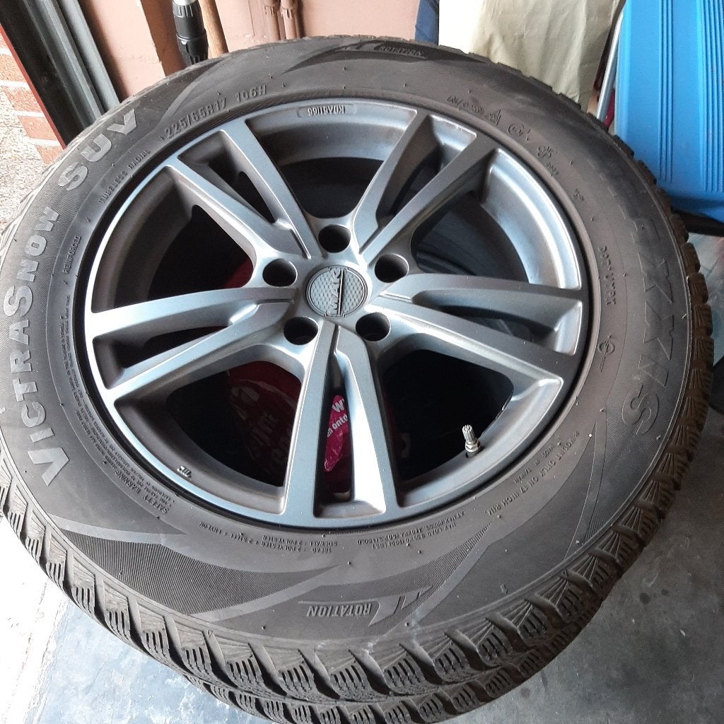 Winterbanden  225/65R17, Ophalen, Gebruikt, Banden en Velgen, 17 inch
