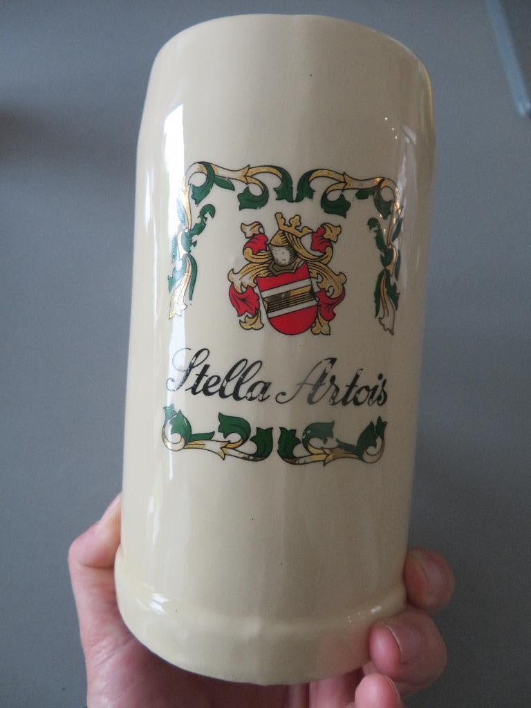 oude bierpul bierpot Stella Artois Leuven, Ophalen of Verzenden, Zo goed als nieuw, Pul(len), Stella Artois