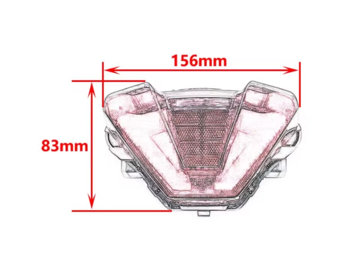 ACHTERLICHT Yamaha MT 07 2021-2024 (MT07 MT-07 FZ-07 RM341), Yamaha Motor Europe N.V., Nieuw, Customersupport@yamaha-motor.co.uk