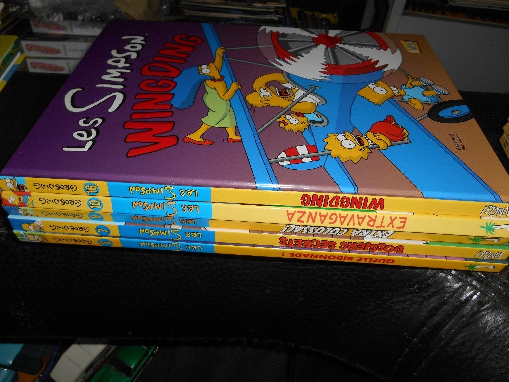 Lot de 5 Simpson 3/7/9/10/16 toutes en eo, Livres, Enlèvement ou Envoi