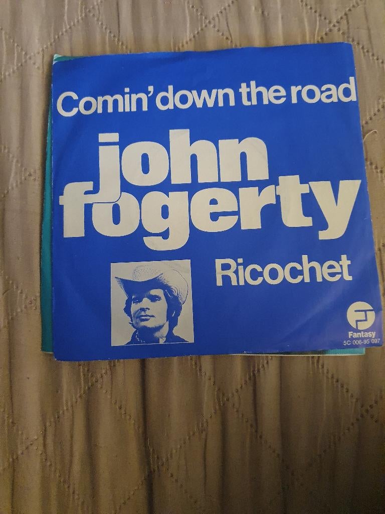 S - John Fogerty – Comin' Down The Road Ricochet - 1973, Ophalen of Verzenden, Zo goed als nieuw, Rock en Metal