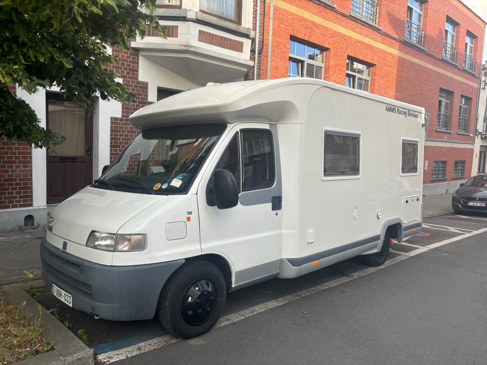 Fiat MOBILHOM 4PL 160,000KM EXCEPTIONNEL 2001, Auto's, Fiat, 4 zetels, Doblo, Wit, Te koop