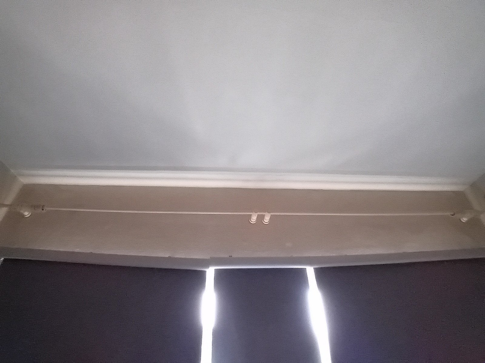 Houten gordijnroede 2 meter met 40 houten ringen, Ophalen