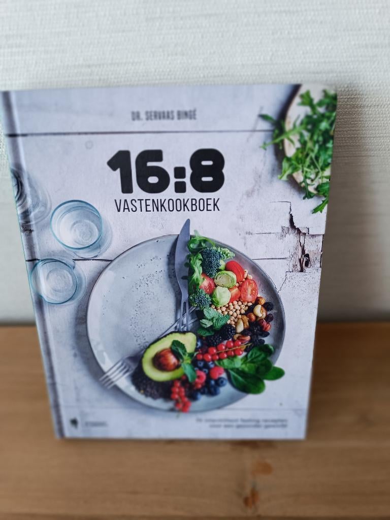 VASTEN KOOKBOEK 16:8 DR Servaas Bingé nieuw, Boeken, Kookboeken, Nieuw, Nederland en België, Gezond koken, Ophalen of Verzenden