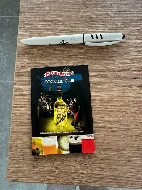 Club de cocktails Elixir d'Anvers Small Flyer, Neuf, Enlèvement ou Envoi, Elixir, Info@leird.an