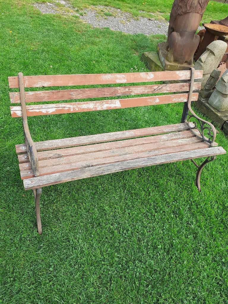BANC DE JARDIN, Jardin & Terrasse, Enlèvement, Utilisé, Bois