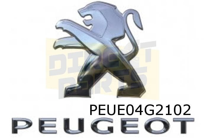 Peugeot Partner (1/19-) achterklepembleem tekst ''Peugeot'', Neuf, -, -, -