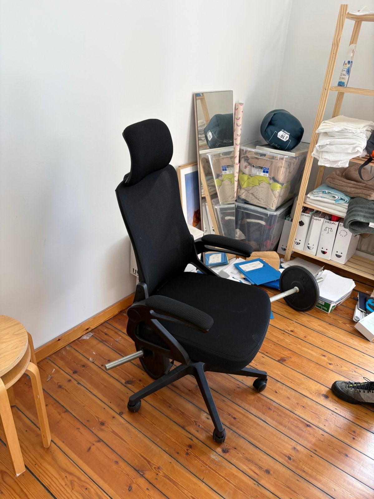 Chaise de bureau, Maison & Meubles, Enlèvement, Comme neuf, Noir, Chaise de bureau