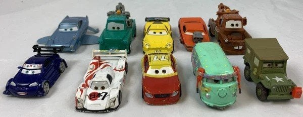 Figurines de voitures Disney Pixar Cars Mattel Diecast 10 pi, Envoi, Comme neuf