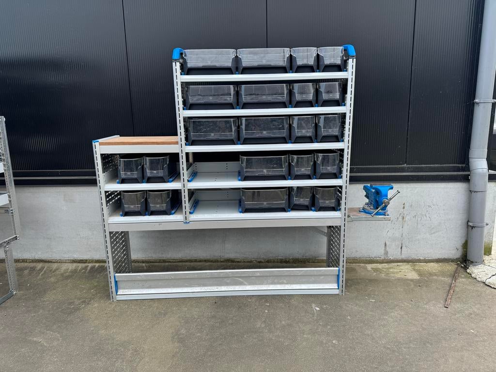 Inrichtingsrek sortimo, Ophalen, Gebruikt