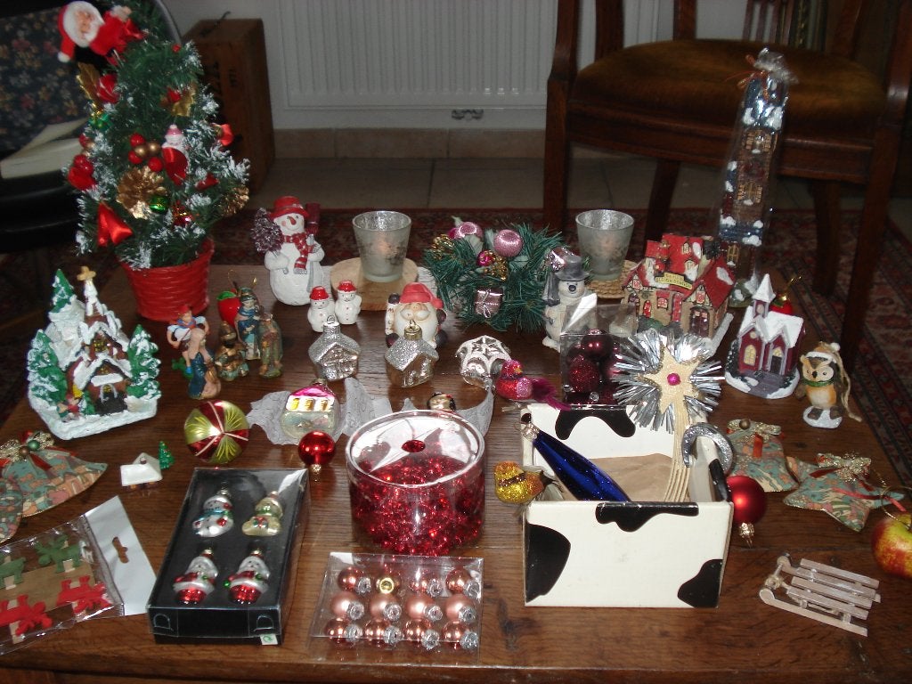 Kerstdecoratieset, Diversen, Ophalen, Gebruikt