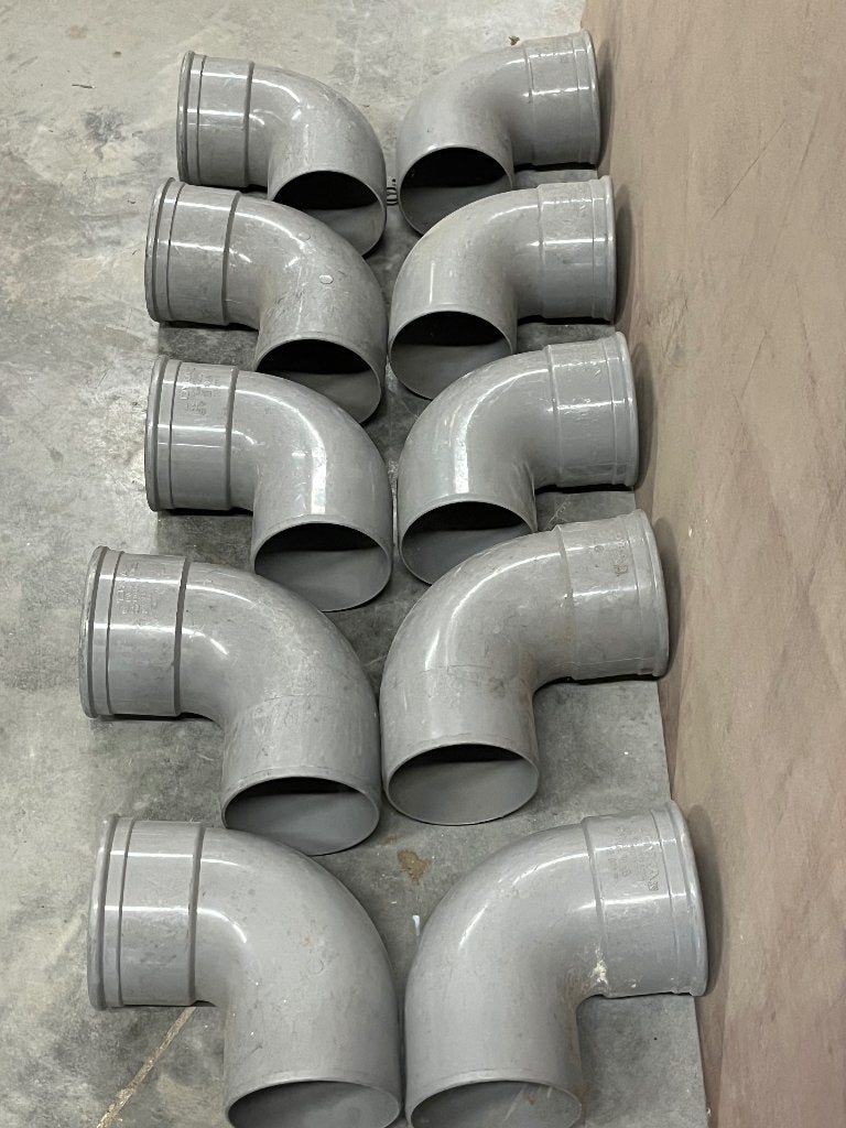 Hulpstukken, Ophalen, Nieuw, PVC, 80 mm of meer