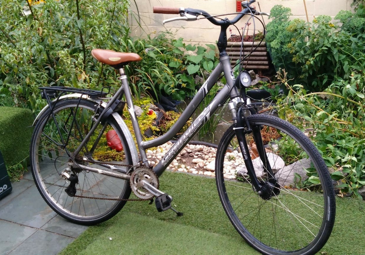 Granville damesfiets, Ophalen