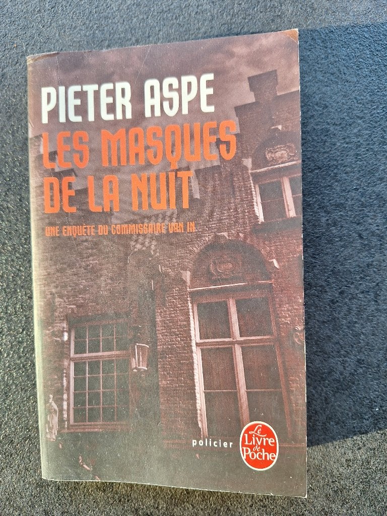 Les masques de la nuit - Pieter Aspe, Livres, Pieter Aspe, Enlèvement, Belgique, Comme neuf