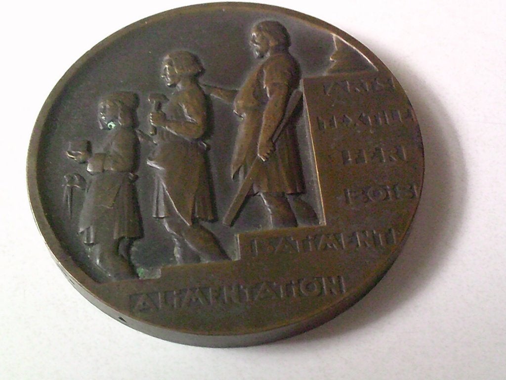 bronze medallie chambre demetiers du nord, Collections, Collections Autre, Enlèvement, Comme neuf