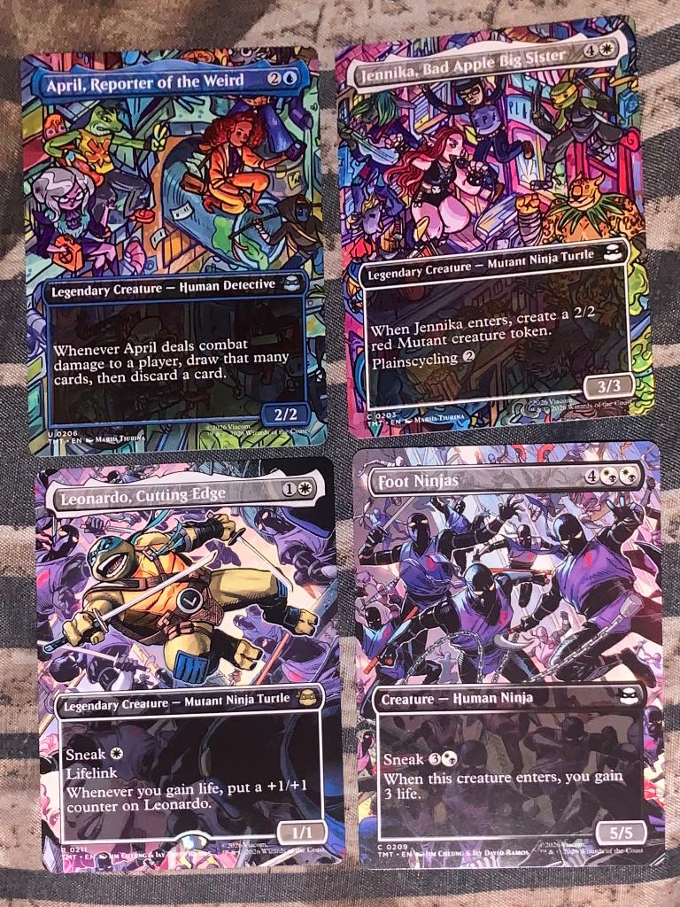 Magic The gathering ninja Turtles, Ophalen of Verzenden, Nieuw, Losse kaart