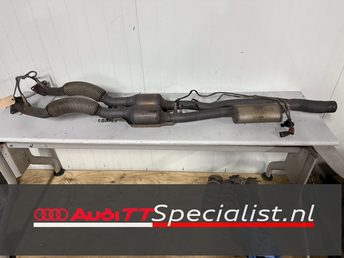 Katalysator dubbel met voorpijp en midden demper Audi TT V6, Ophalen, Gebruikt, -, -