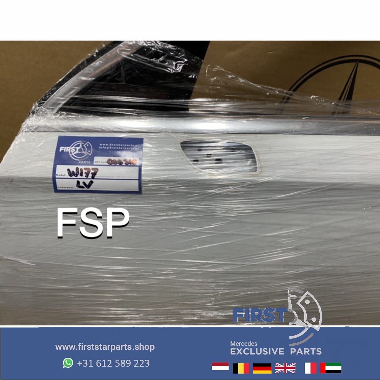 W177 V177 DEUR LINKS VOOR WIT A KLASSE PORTIER COMPLEET 2018, Gebruikt, -, Deur, Voor