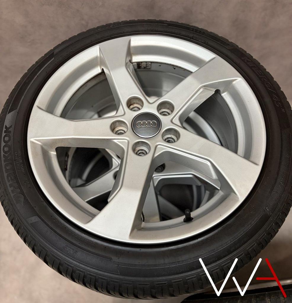 17'' Audi A3 S3 S-Line 8V velgen all season Hankook, Auto-onderdelen, Banden en Velgen, Gebruikt, -, -, Banden en Velgen