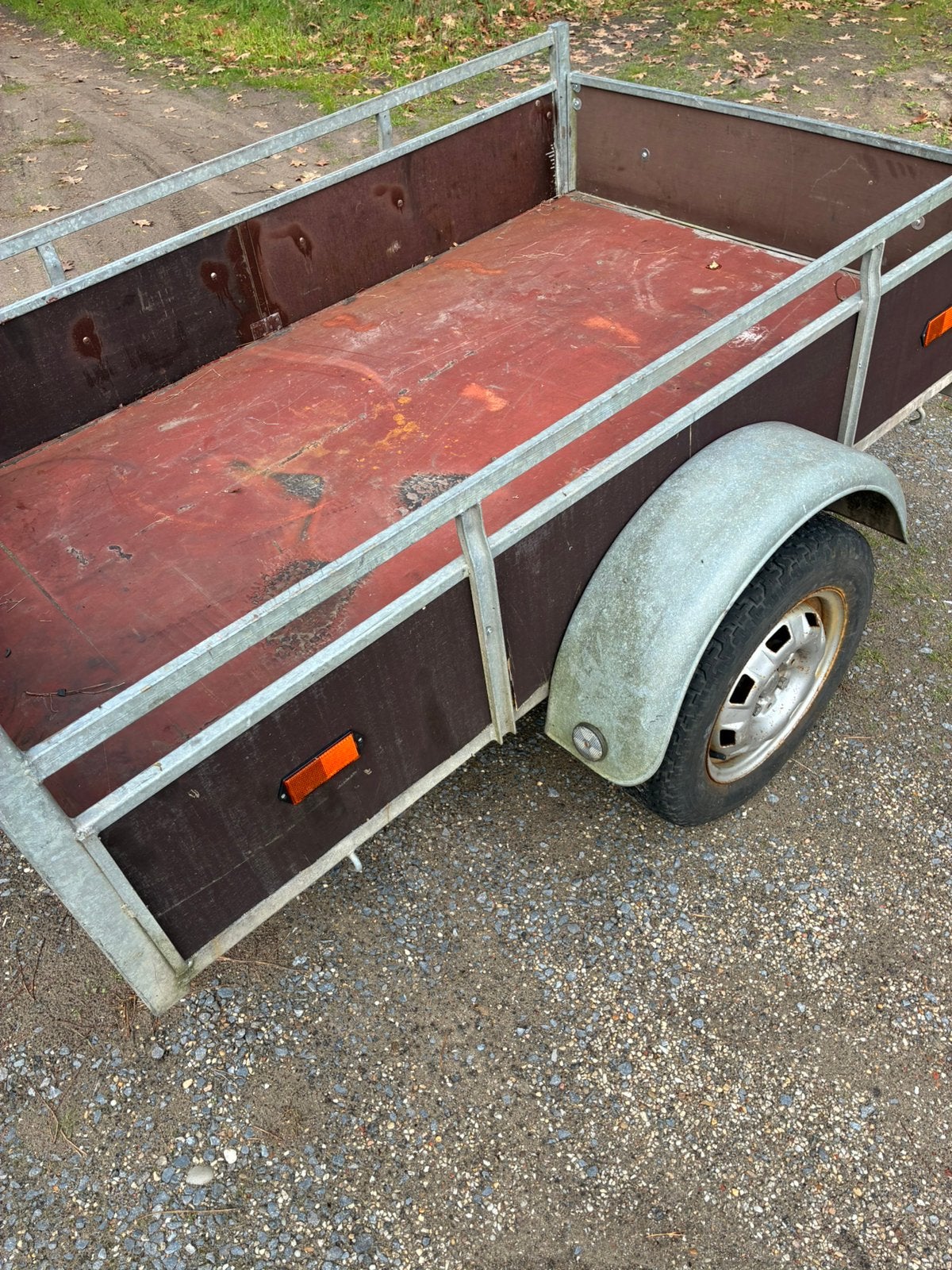Aanhangwagen enkel as, Enlèvement, Comme neuf