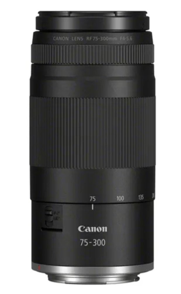 Canon RF 75-300mm f/4-5.6, Téléobjectif, Canon RF, Comme neuf, 300 mm