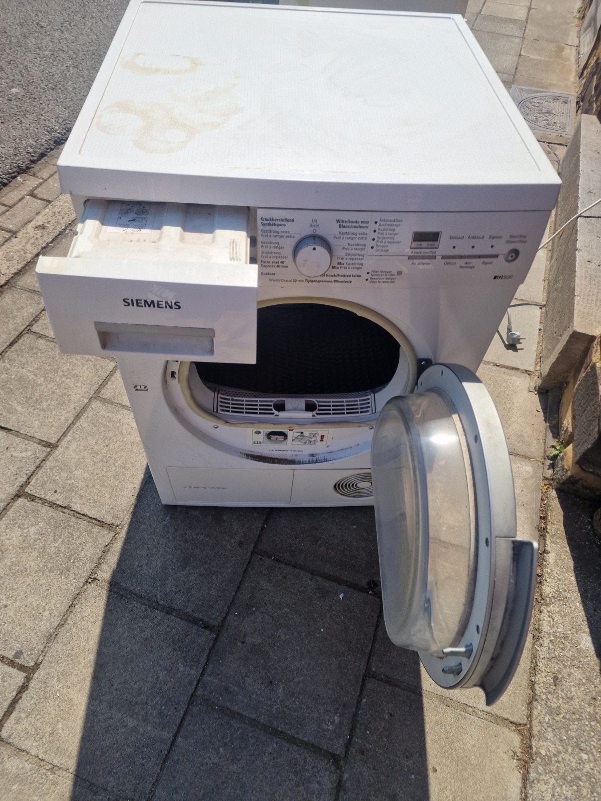séchoir condensation 8kg Siemens classe A  fonctionne bien, Enlèvement, Utilisé