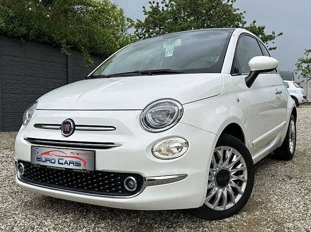 Fiat 500 1.2i Lounge SENSOR/CARPLAY/PANORAMIQUE/GPS/CLIM, 1242 cm³, Achat, 50 kW, Entreprise