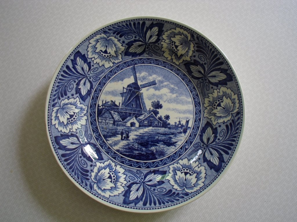 Assiette déco Delft / Boch. Parfait état., Antiquités & Art, Enlèvement