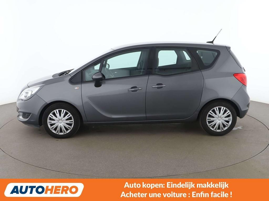 Opel Meriva 1.4 Turbo Active (bj 2015), Voorwielaandrijving, Stof, Zwart, 120 pk