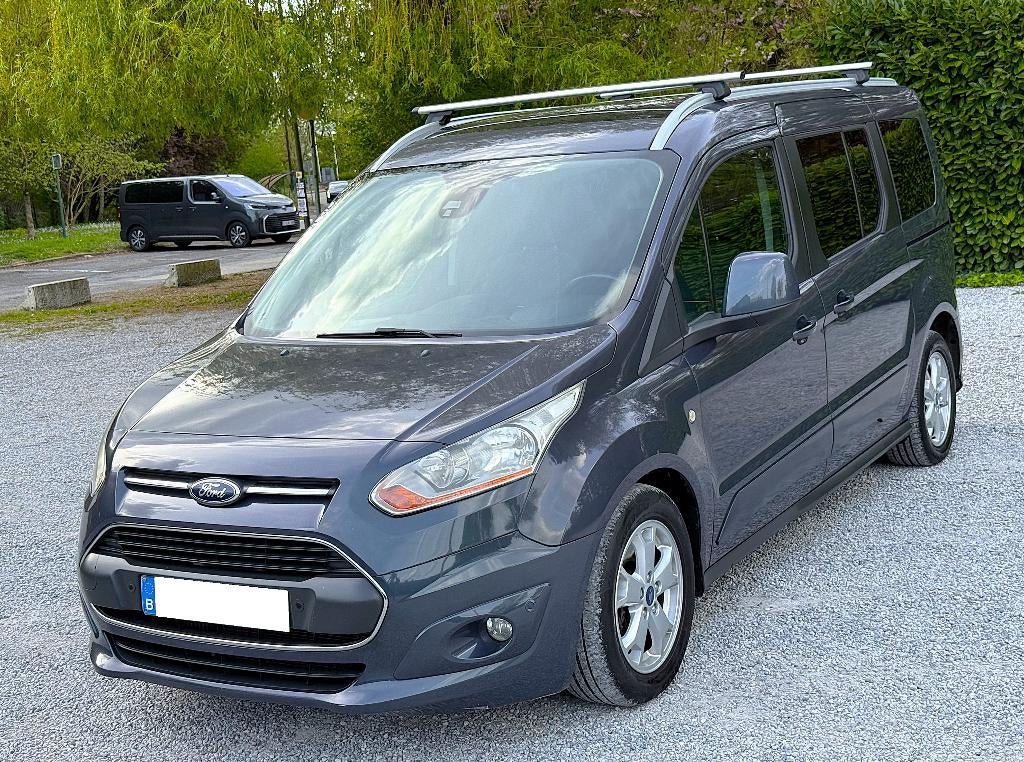 Ford Tourneo Connect 1.6 TDCi 1st Eig 7pl Panoramadak !, Auto's, Voorwielaandrijving, Testrit aan huis, Euro 6, 4 cilinders