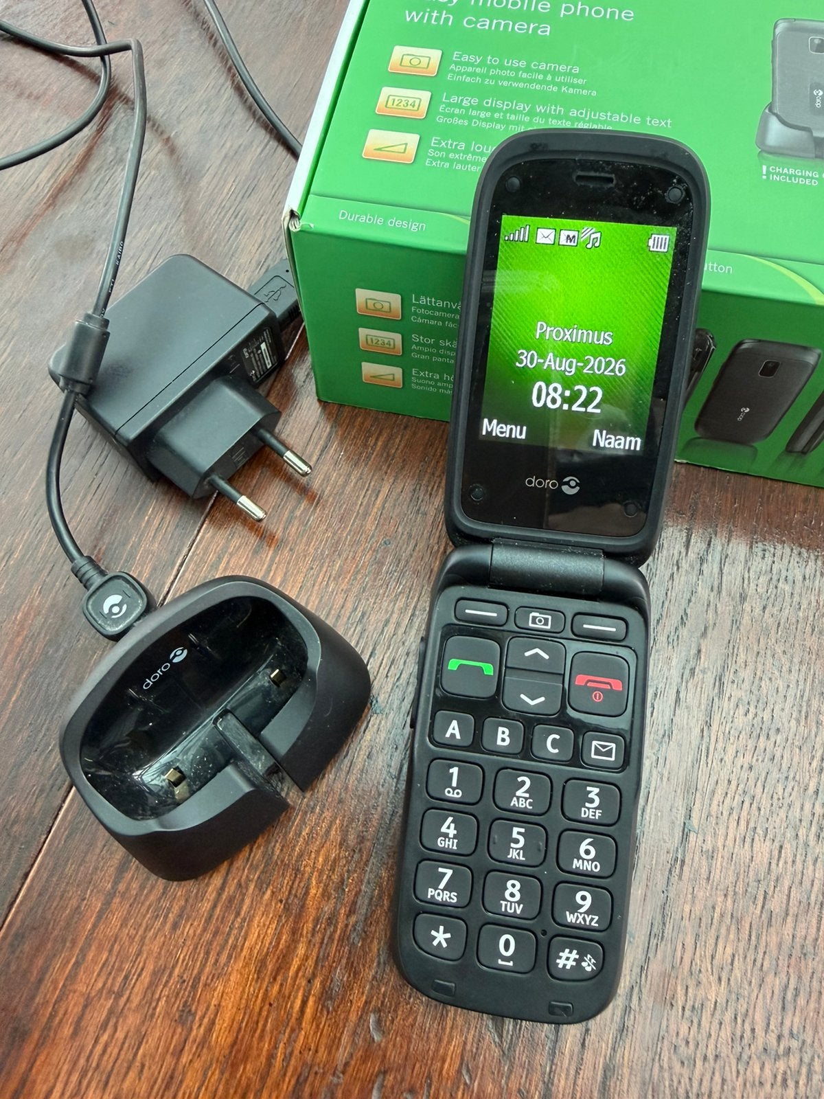 Senioren telefoon, Ophalen, Zo goed als nieuw
