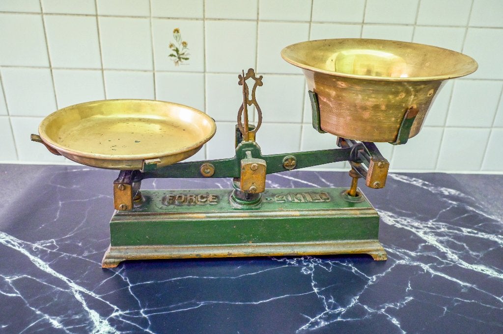 Oude weegschaal, Antiek en Kunst, Antiek | Gereedschap en Instrumenten, Ophalen