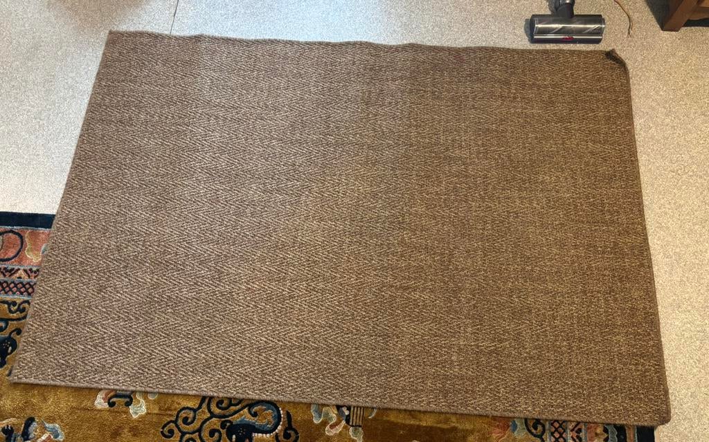 IKEA tapijt 160cmX230cm – beige/bruin, Enlèvement, Comme neuf, Beige