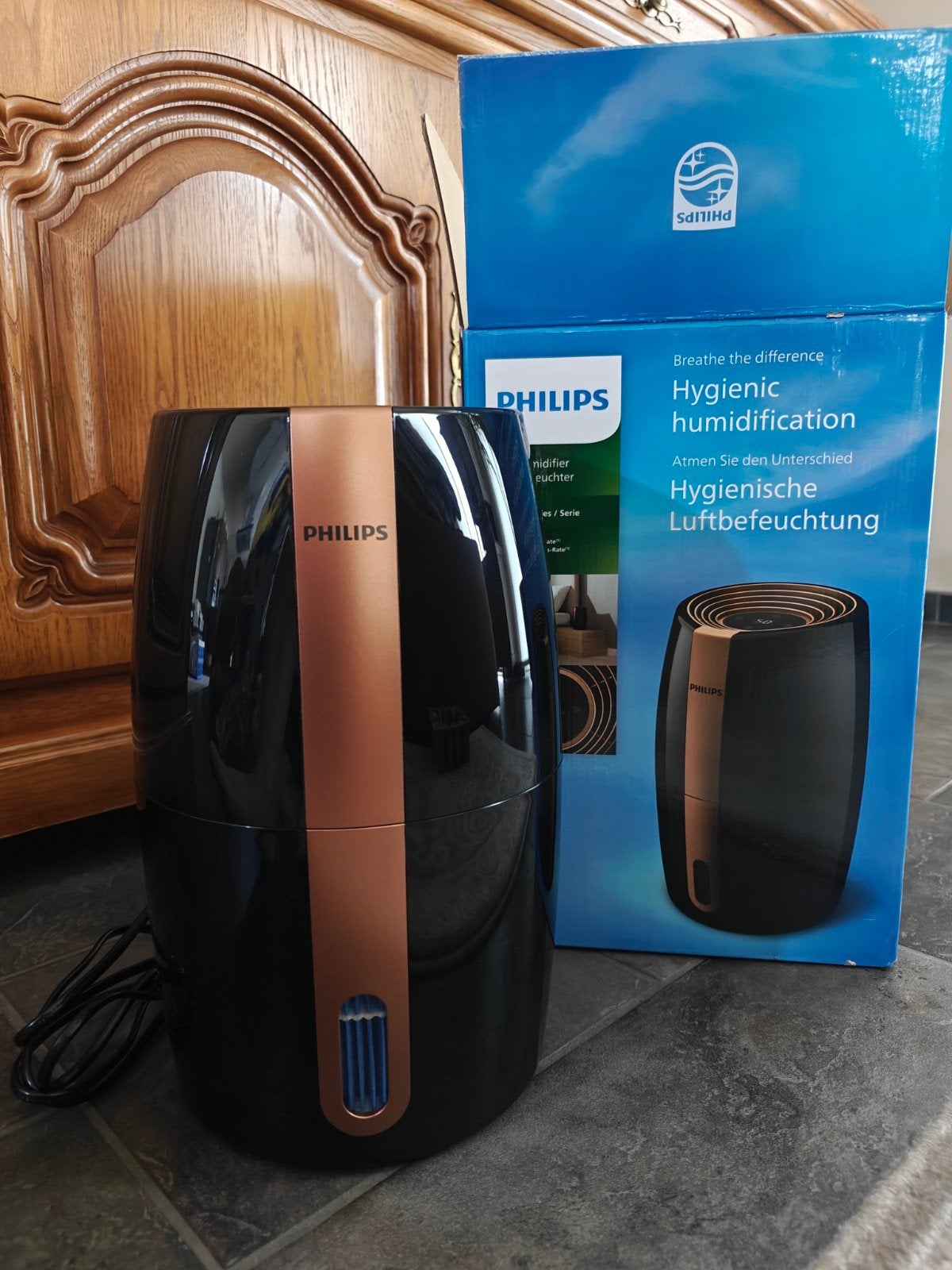 Philips luchtbevochtiger., Electroménager, Équipement de traitement de l'air, Enlèvement, Comme neuf, Humidificateur