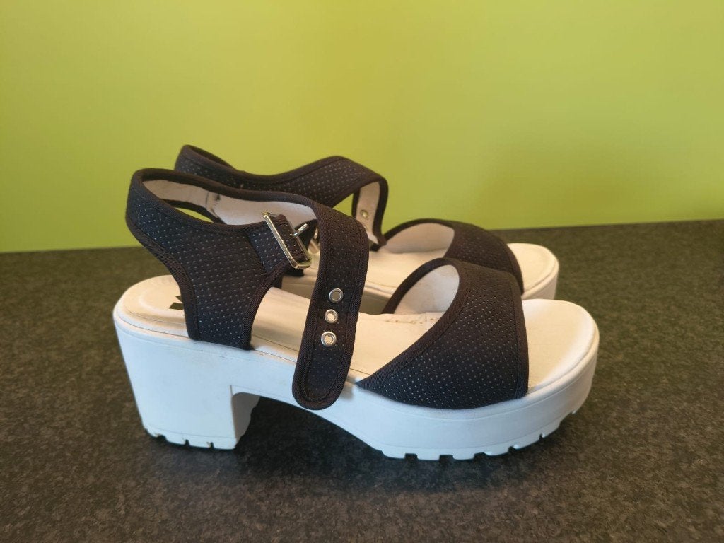 Even & Odd Schoenen Zwart/Wit Plateauzolen, Ophalen, Wit, Overige typen, Nieuw